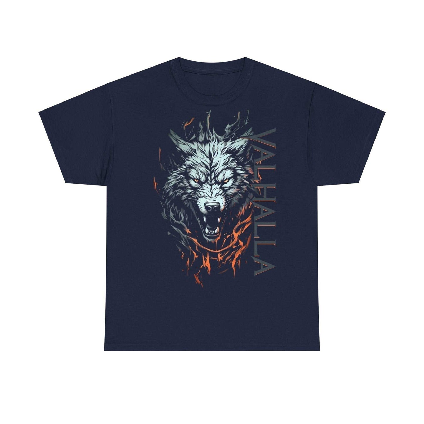 Odins Wolf Wikinger T Shirt für Fans nordischer Mythologie