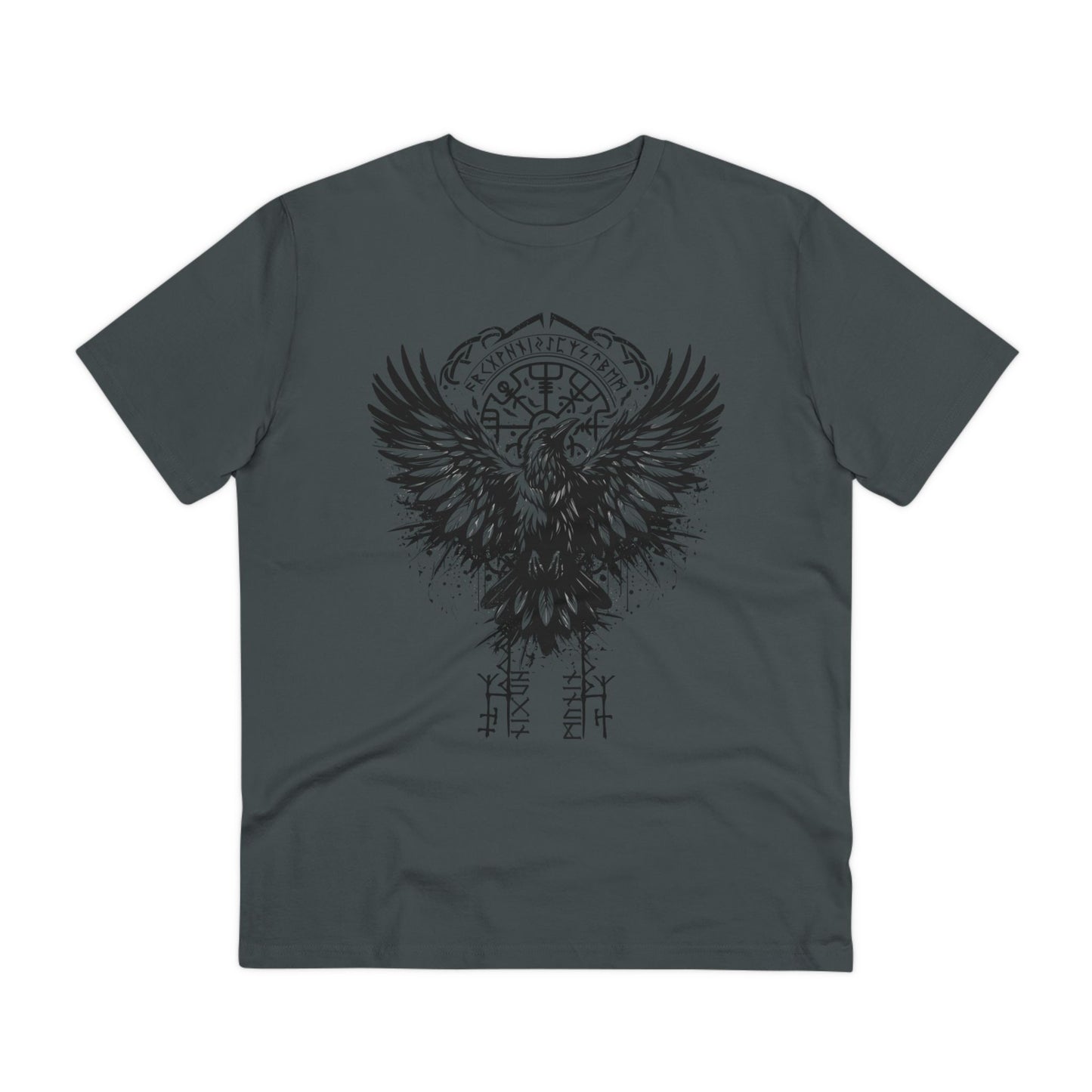 Raben Odins Hugin & Munin Vegvisir T-Shirt