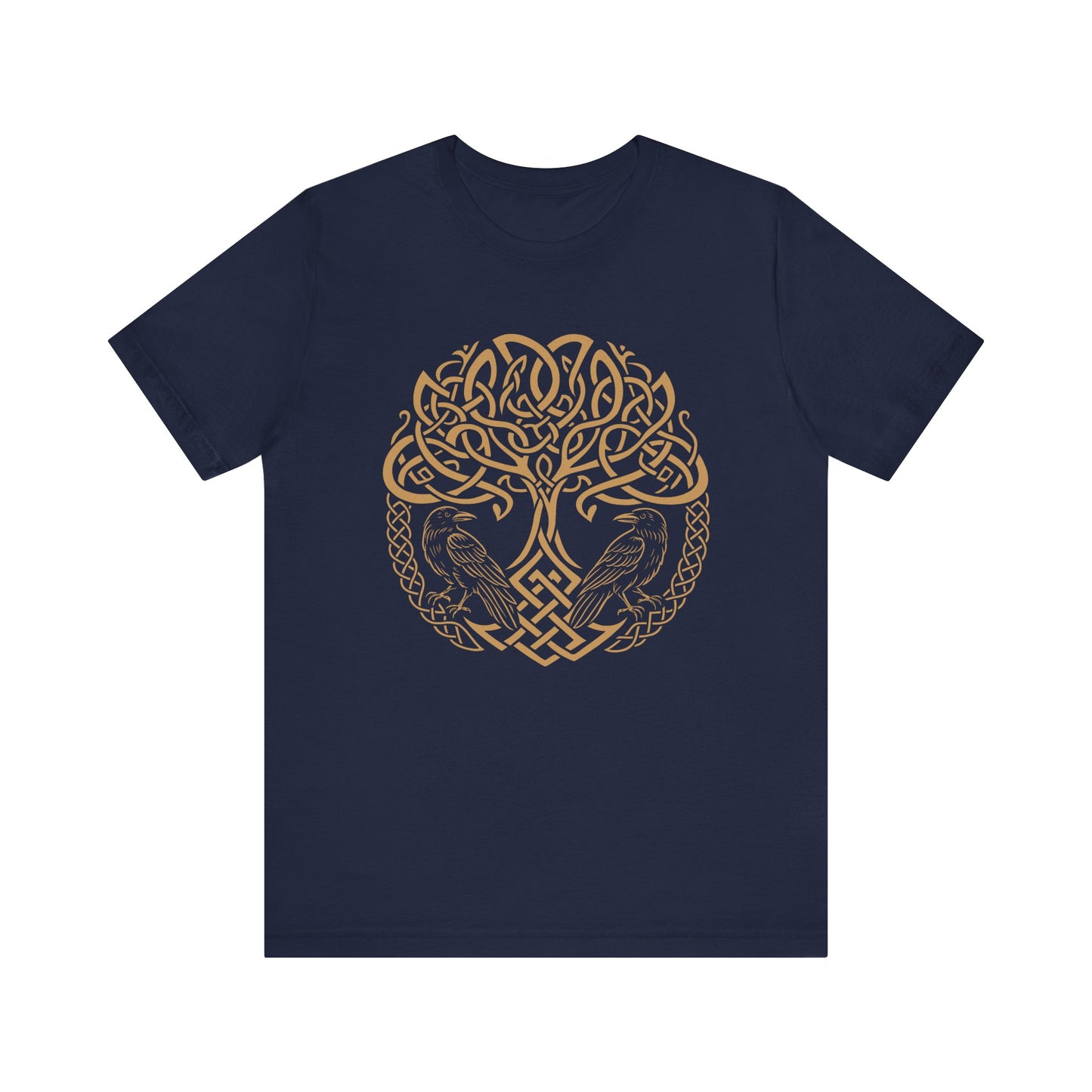 Raben Odins und Lebensbaum T-Shirt