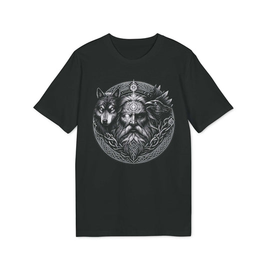 Odin Rabe und Wolf T-shirt - Grimnord