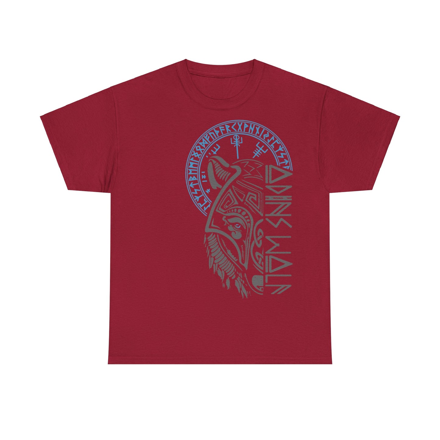 Odins Wolf Vegvisir T-shirt