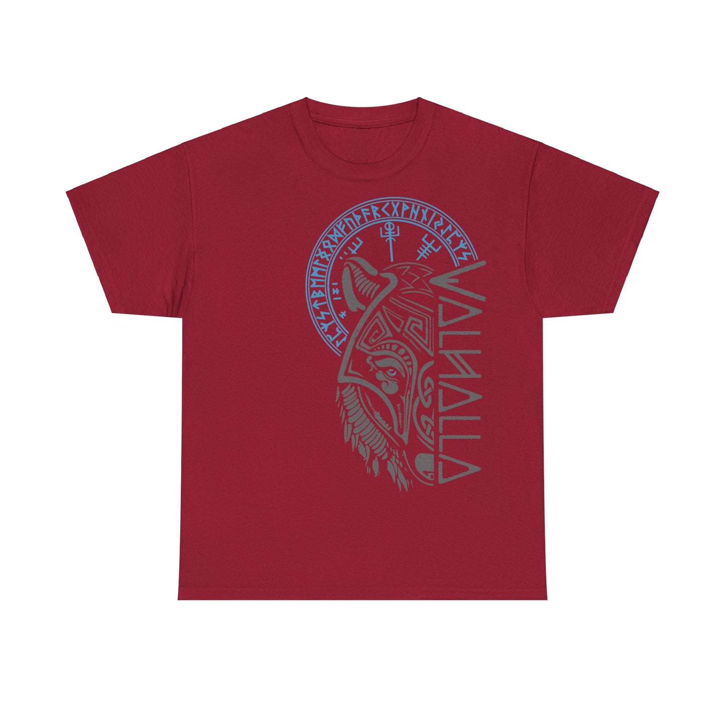 Walhalla Wolf Maske & Vegvisir T-Shirt
