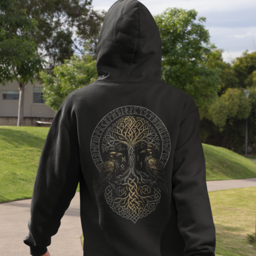Hugin & Munin Raben Odins Organic Hoodie