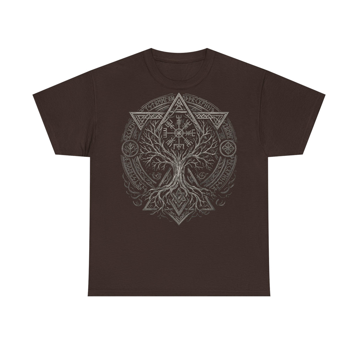 Lebensbaum Yggdrasil Vegvisir Shirt