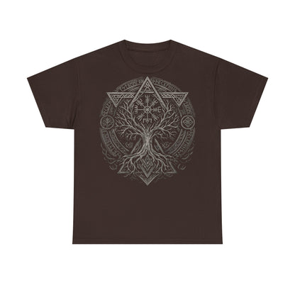 Lebensbaum Yggdrasil Vegvisir Shirt