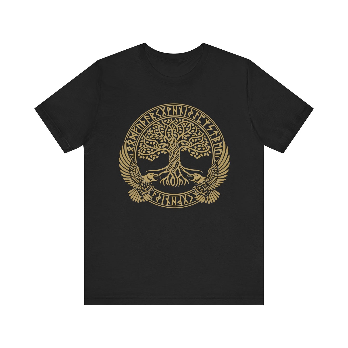 Raben Odins und Lebensbaum T-Shirt