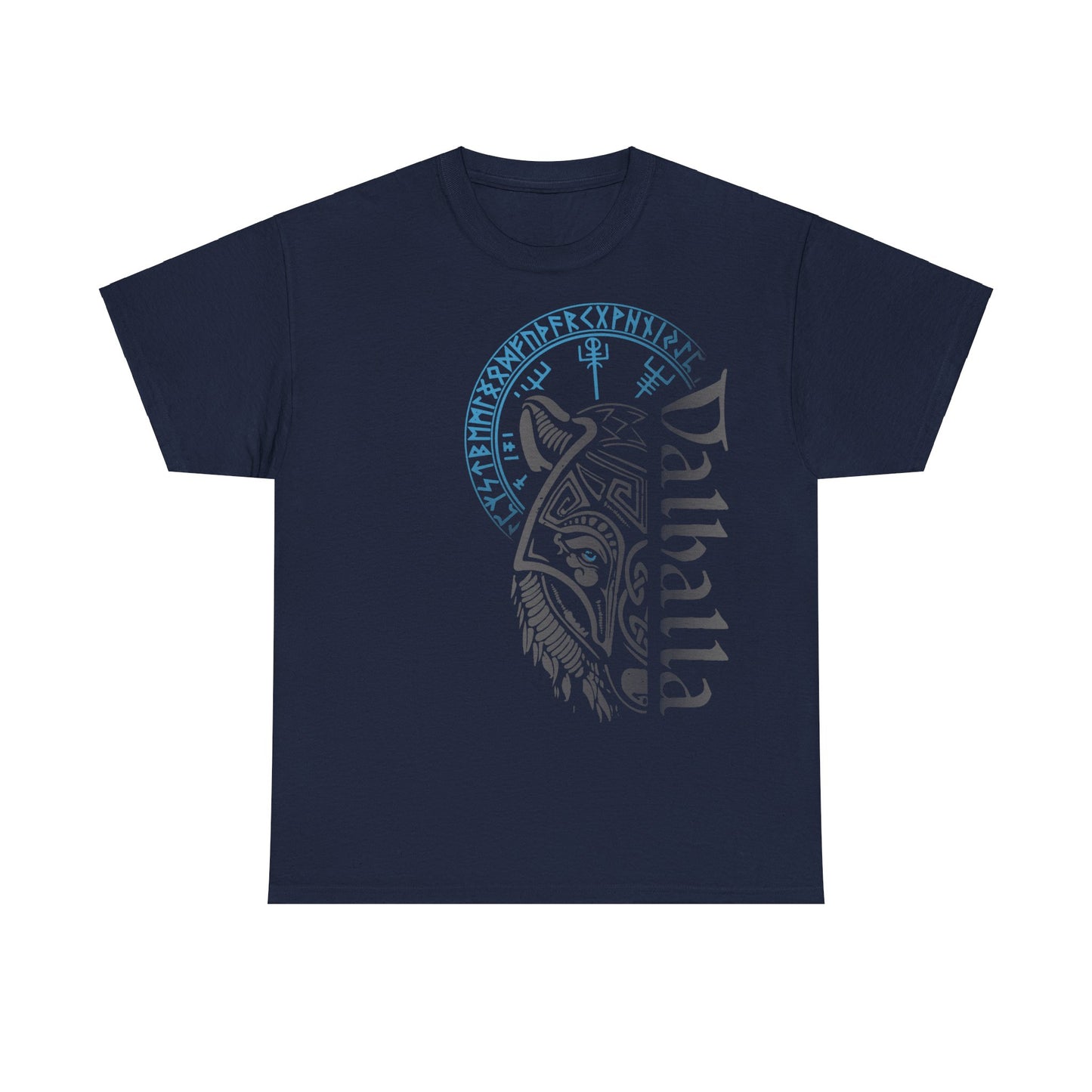 Walhalla Wolf & Runenkompass Vegvisir
