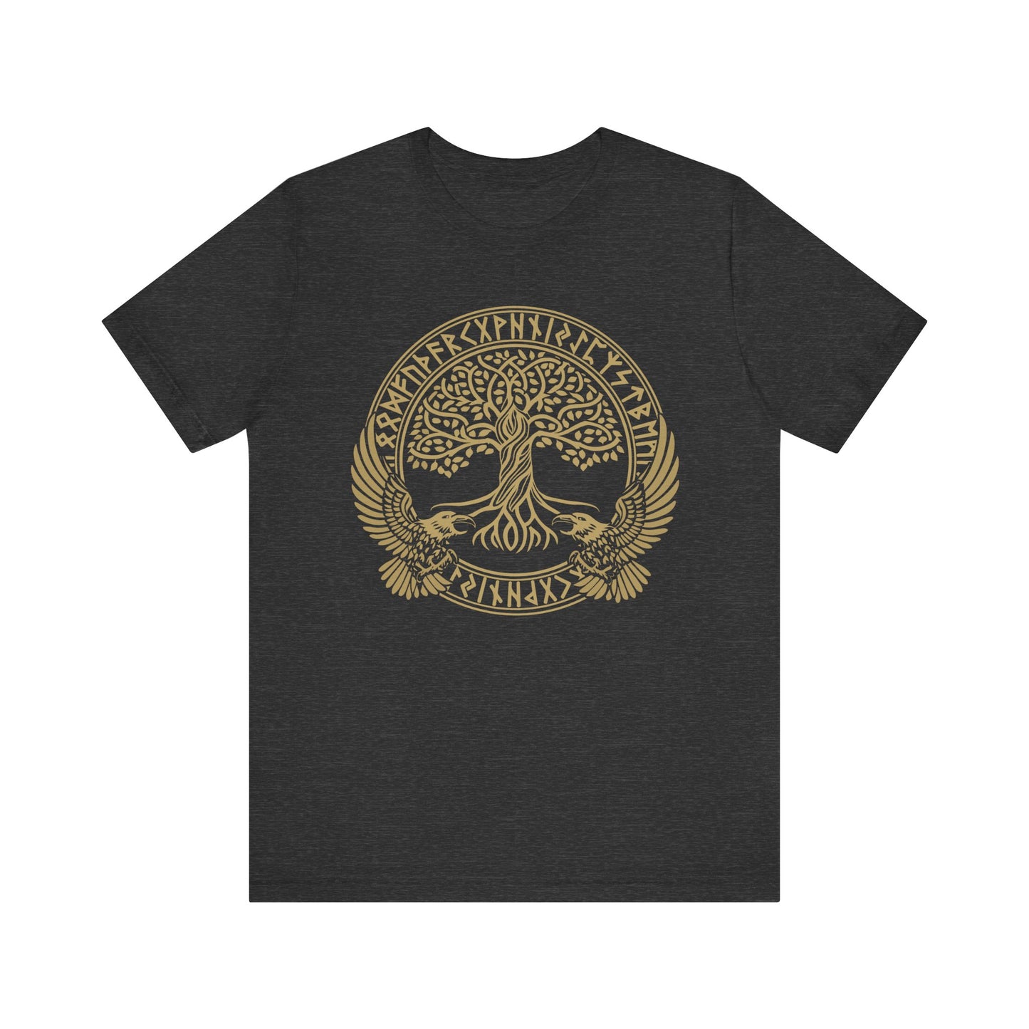 Raben Odins und Lebensbaum T-Shirt