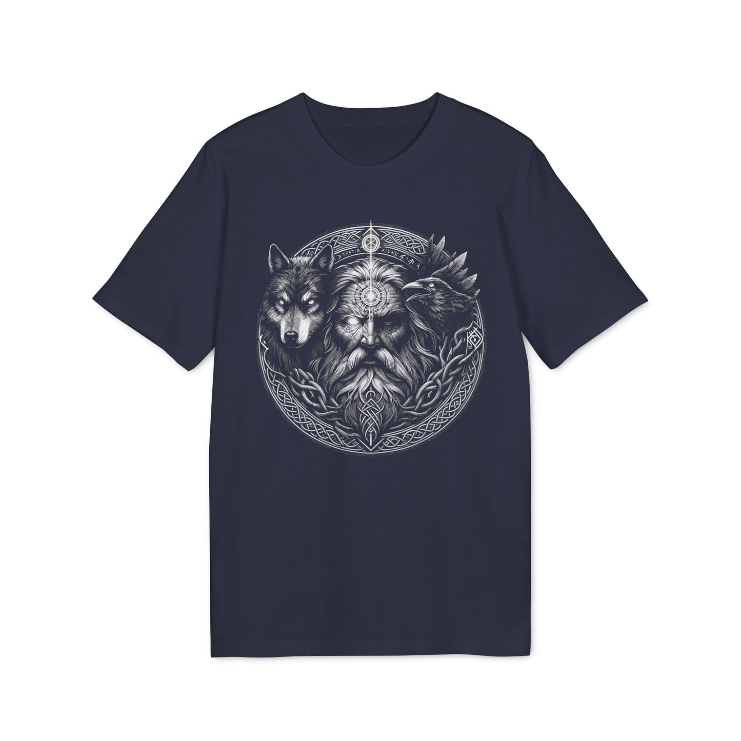 Odin Rabe und Wolf T-shirt