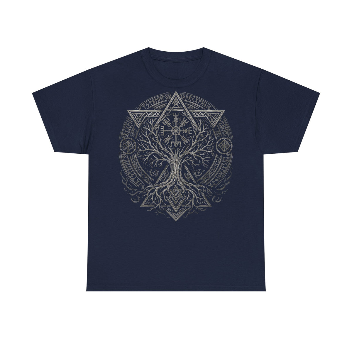 Lebensbaum Yggdrasil Vegvisir Shirt