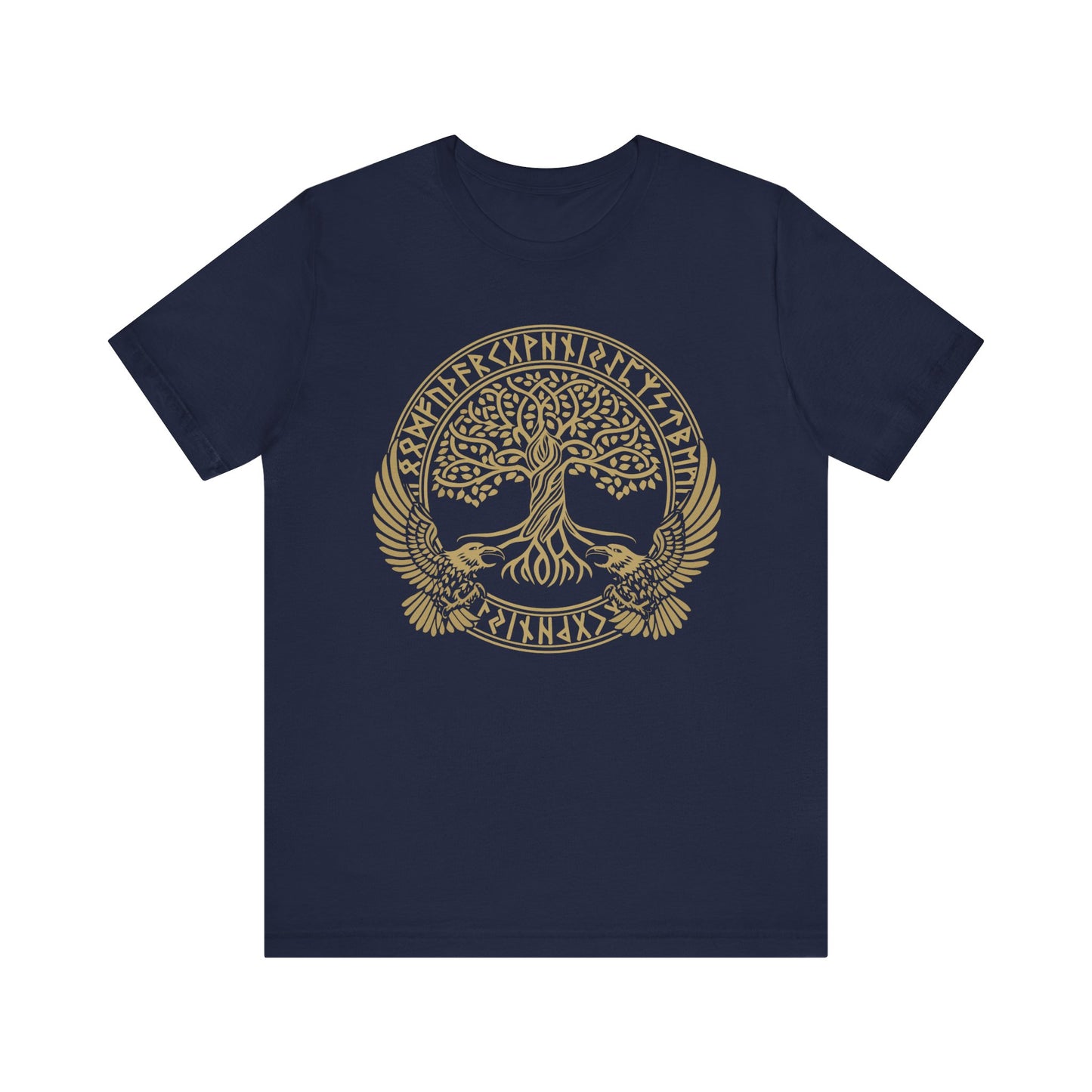 Raben Odins und Lebensbaum T-Shirt