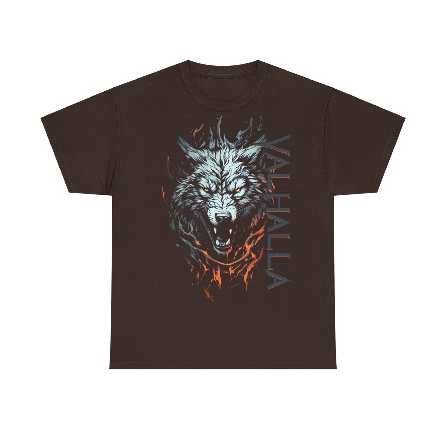 Wolf in Flammen Valhalla T-shirt