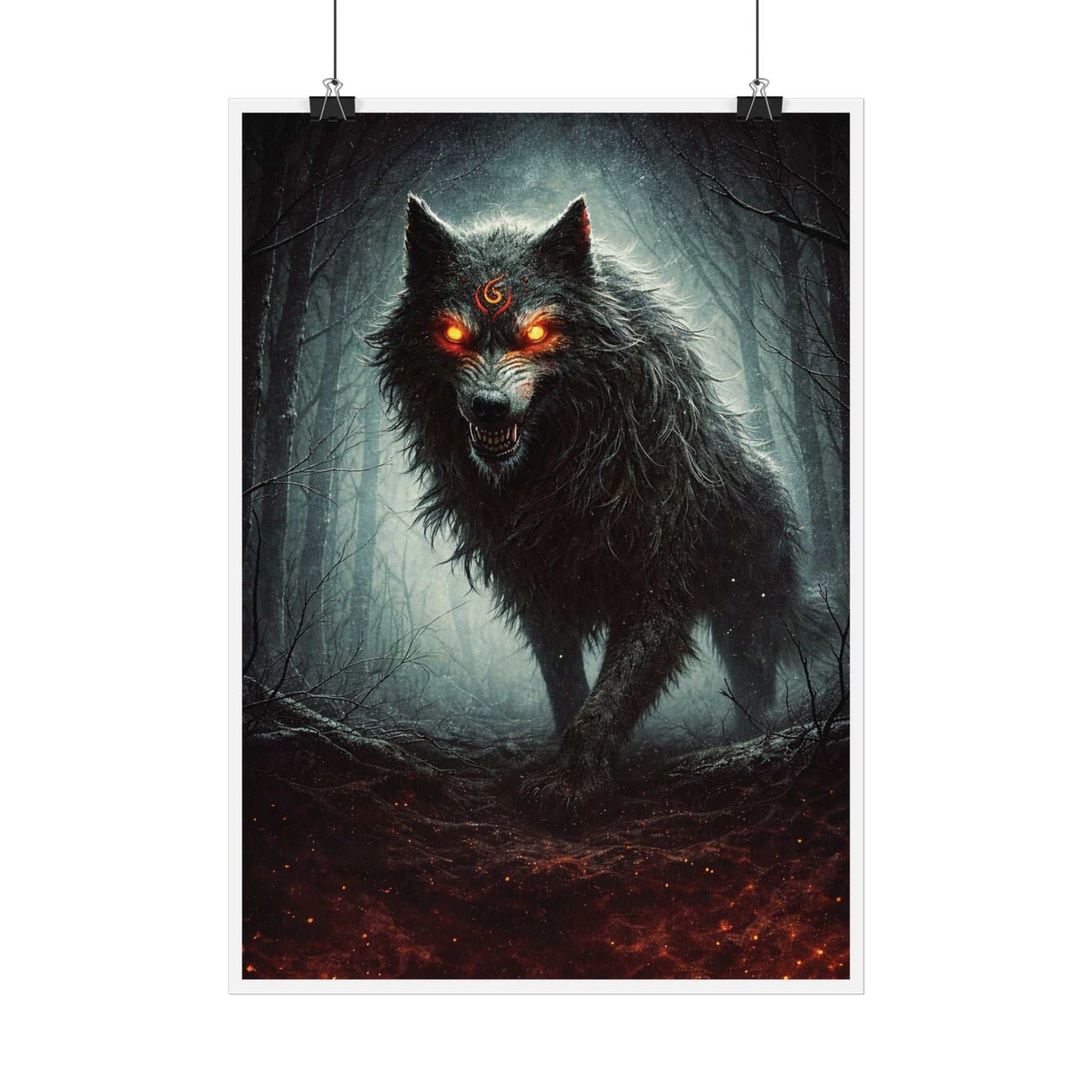 Fenriswolf Odins Wikinger Poster