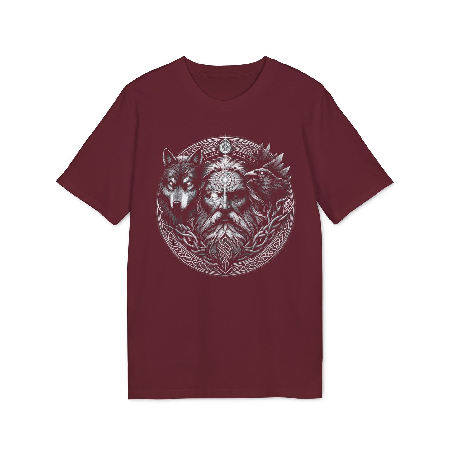 Odin Rabe und Wolf T-shirt