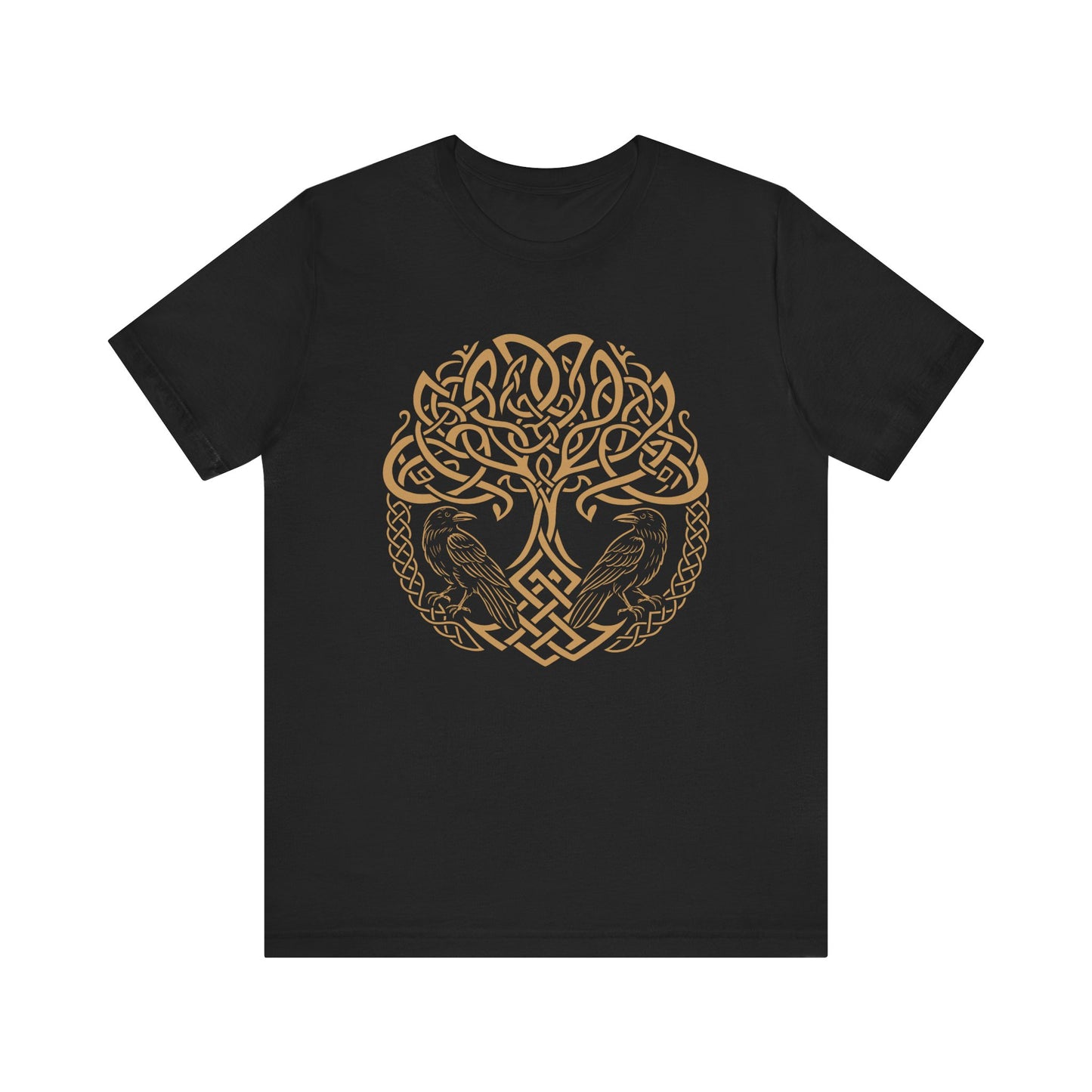 Raben Odins und Lebensbaum T-Shirt