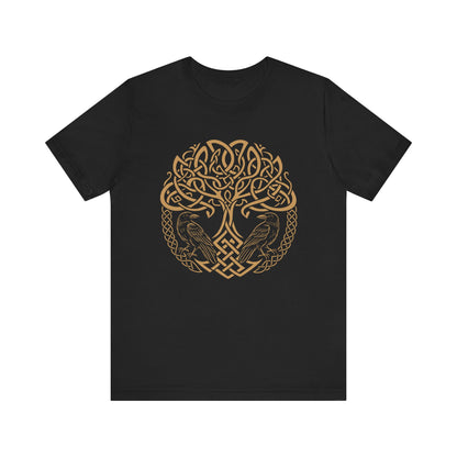 Raben Odins und Lebensbaum T-Shirt