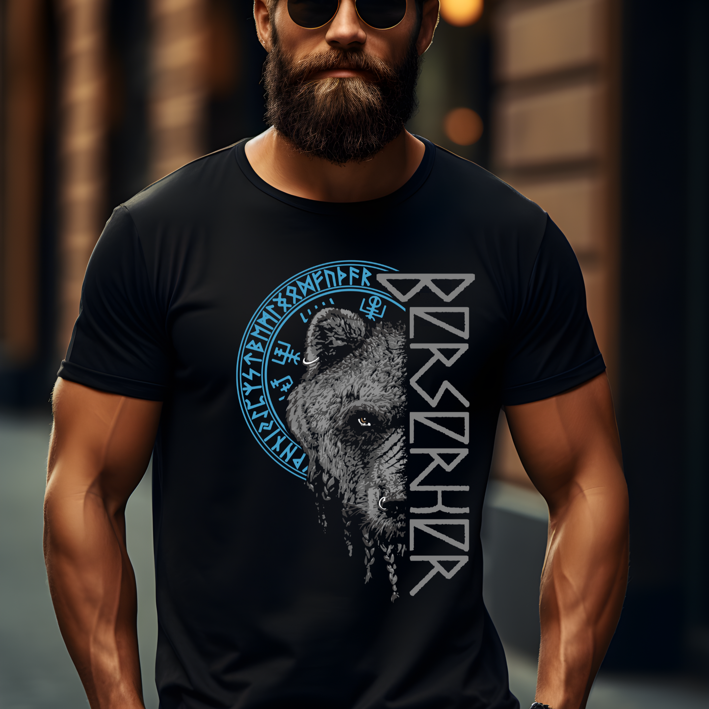 Berserker Bär Krieger Odins T-Shirt