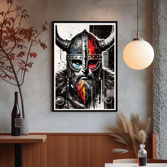 Modernes Wikinger Poster - Grimnord