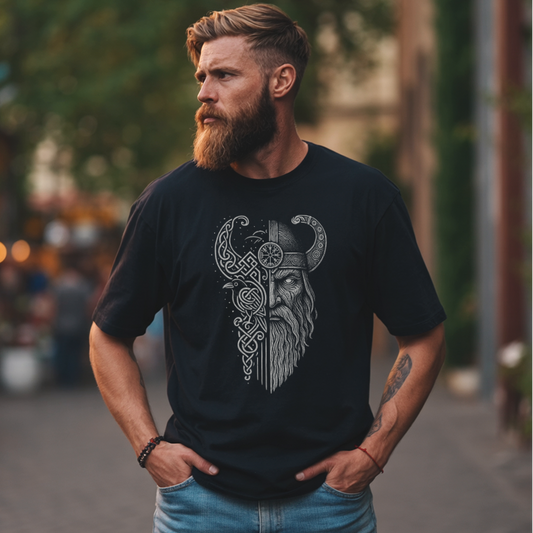 Odin und die Raben - Wikinger Oversized Organic T-Shirt