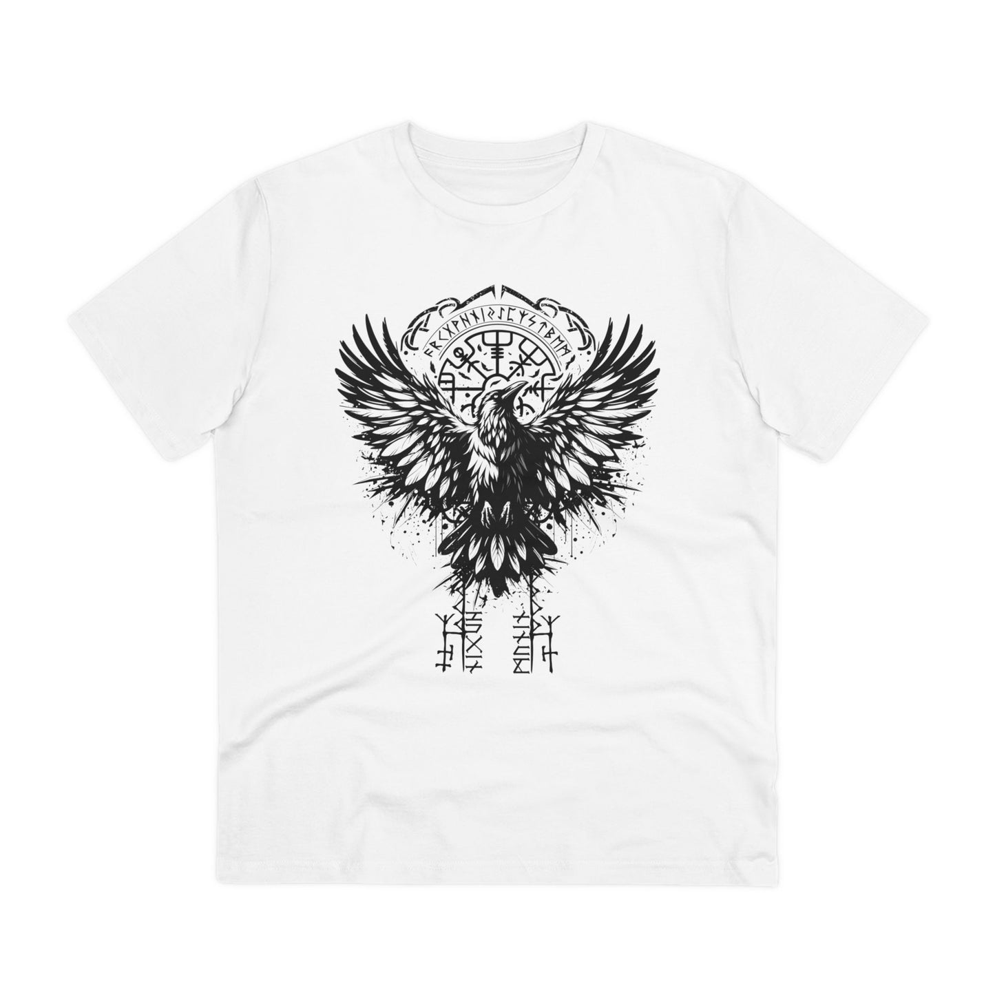 Raben Odins Hugin & Munin Vegvisir T-Shirt