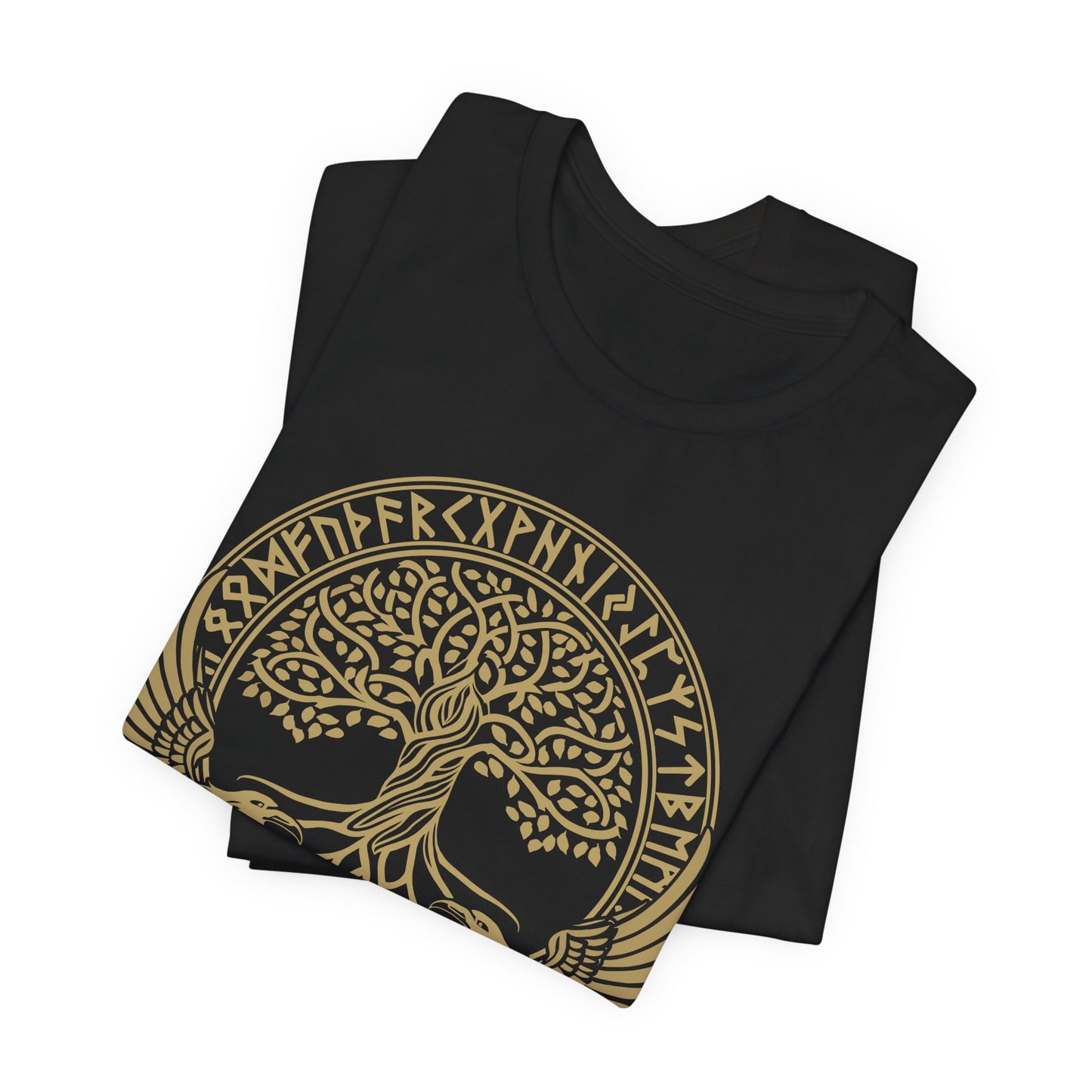 Raben Odins und Lebensbaum T-Shirt