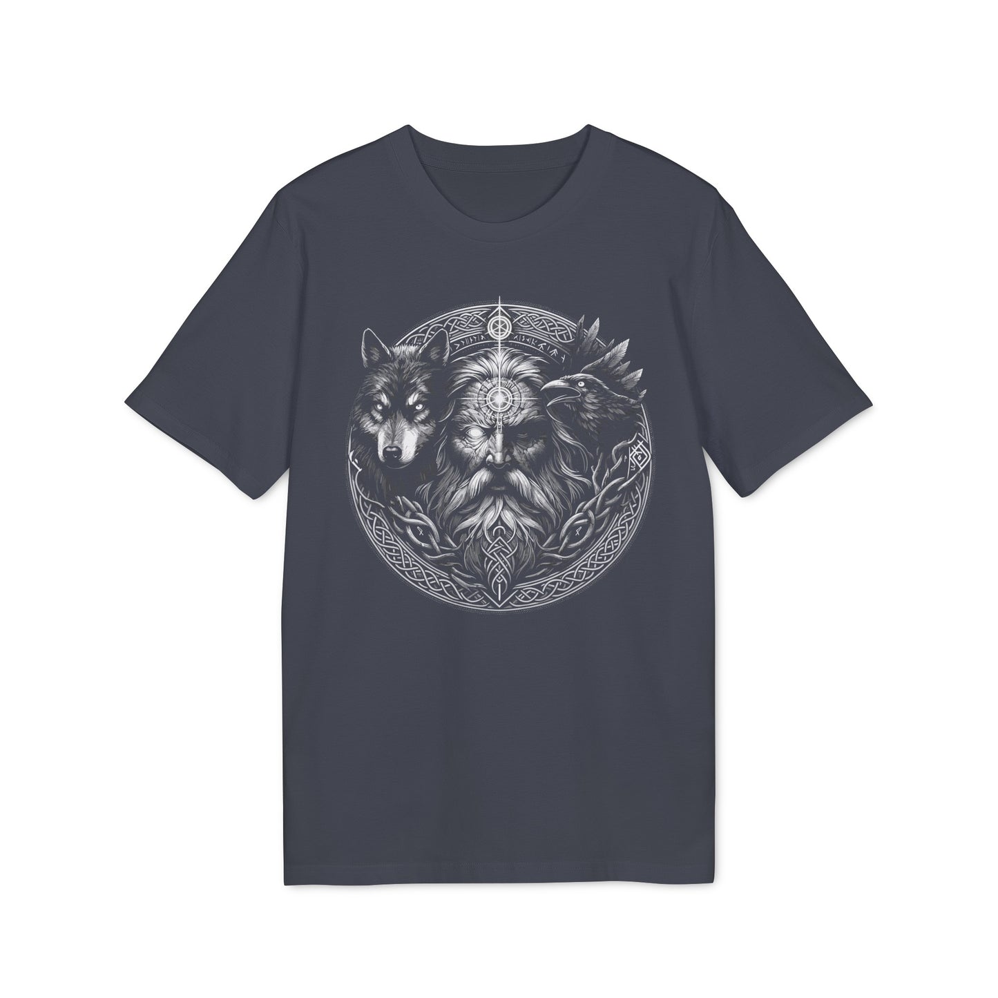 Odin Rabe und Wolf T-shirt