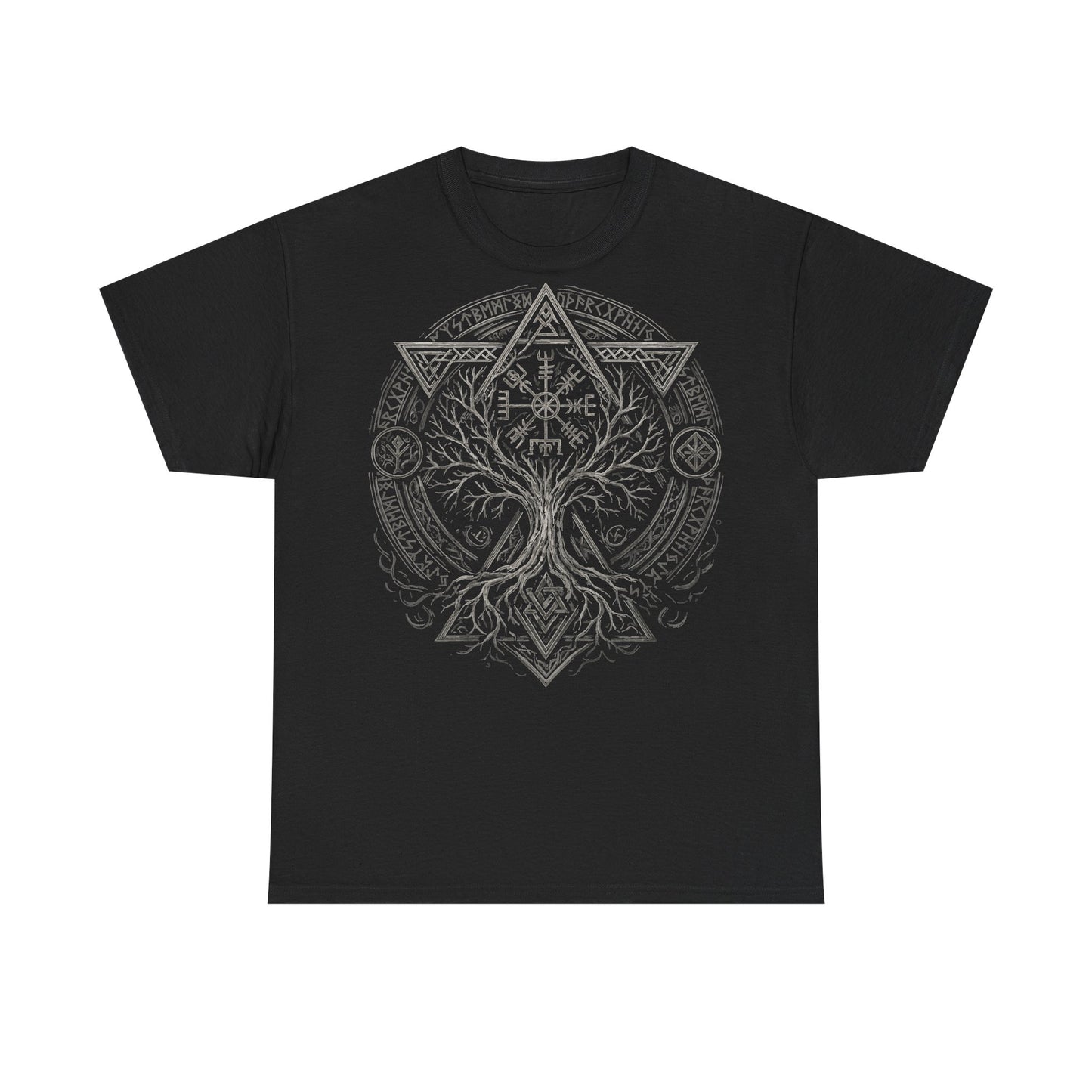 Lebensbaum Yggdrasil Vegvisir Shirt