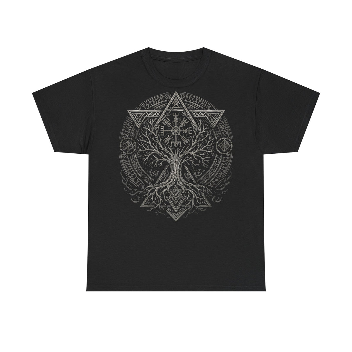 Lebensbaum Yggdrasil Vegvisir Shirt