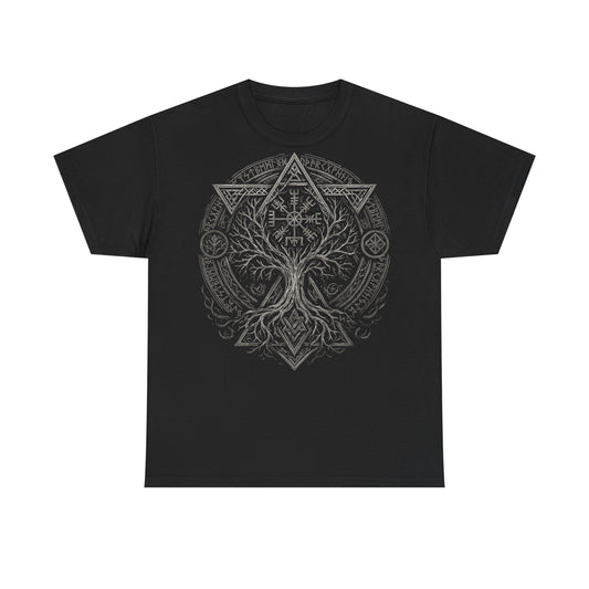 Lebensbaum Yggdrasil Vegvisir Shirt