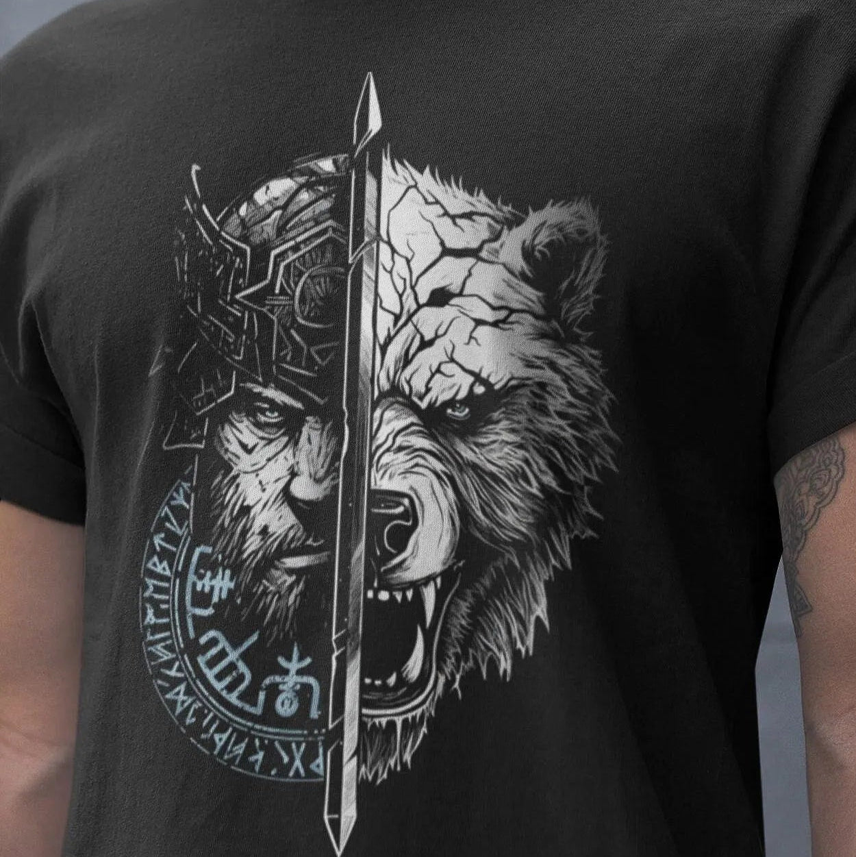 Berserker Bär Krieger Odins T-Shirt