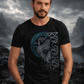 Berserker Bär Krieger T-Shirt mit nordischem Runenkompass und Odin Symbolik