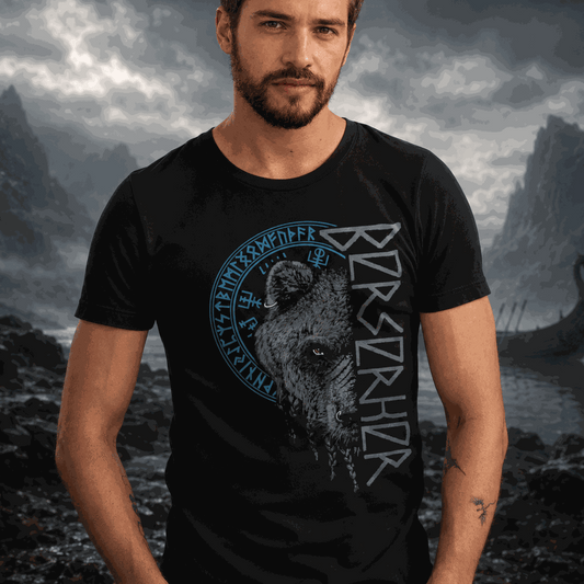 Berserker Bär Krieger Odins T-Shirt