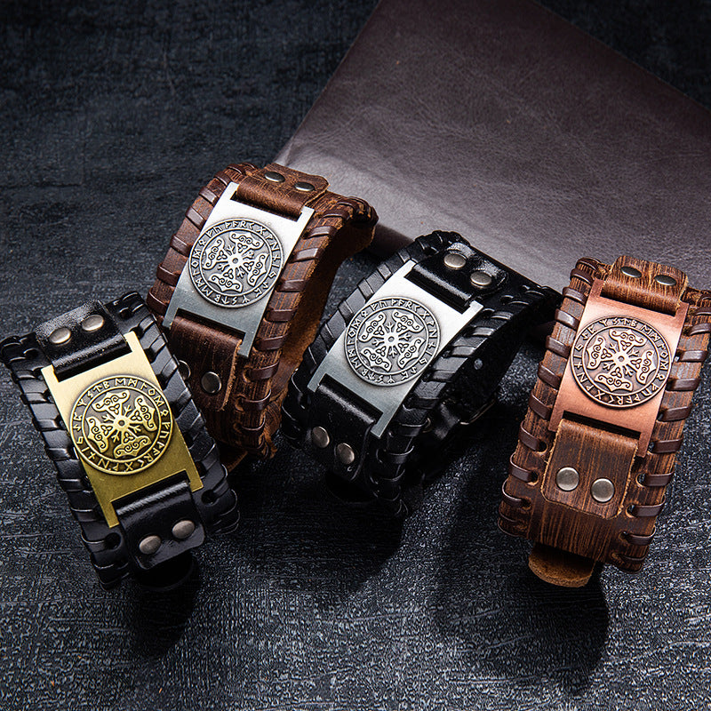 Wikinger Armband mit Keltischem Kreuz