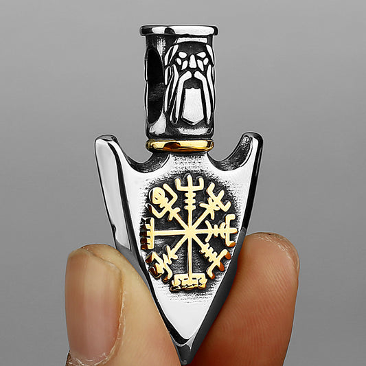 Runenpfeil Anhänger Vegvisir / Valknut