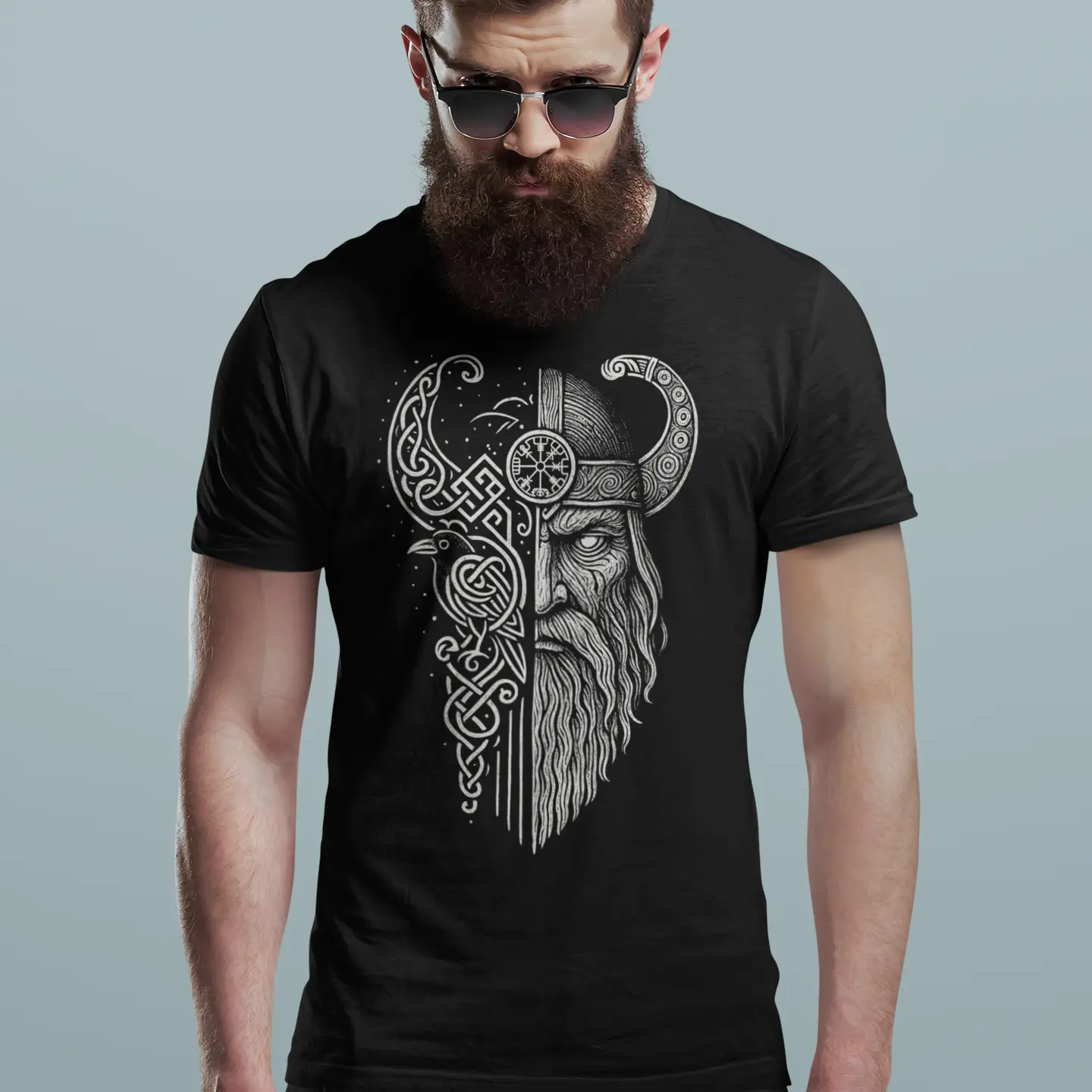 Odins Rabe Wikinger Organic T-Shirt