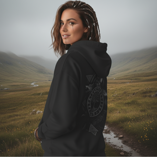 Walküre, Odins Wölfe & Raben, Lebensbaum Hoodie