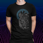 Walhalla Wolf Maske & Vegvisir T-Shirt