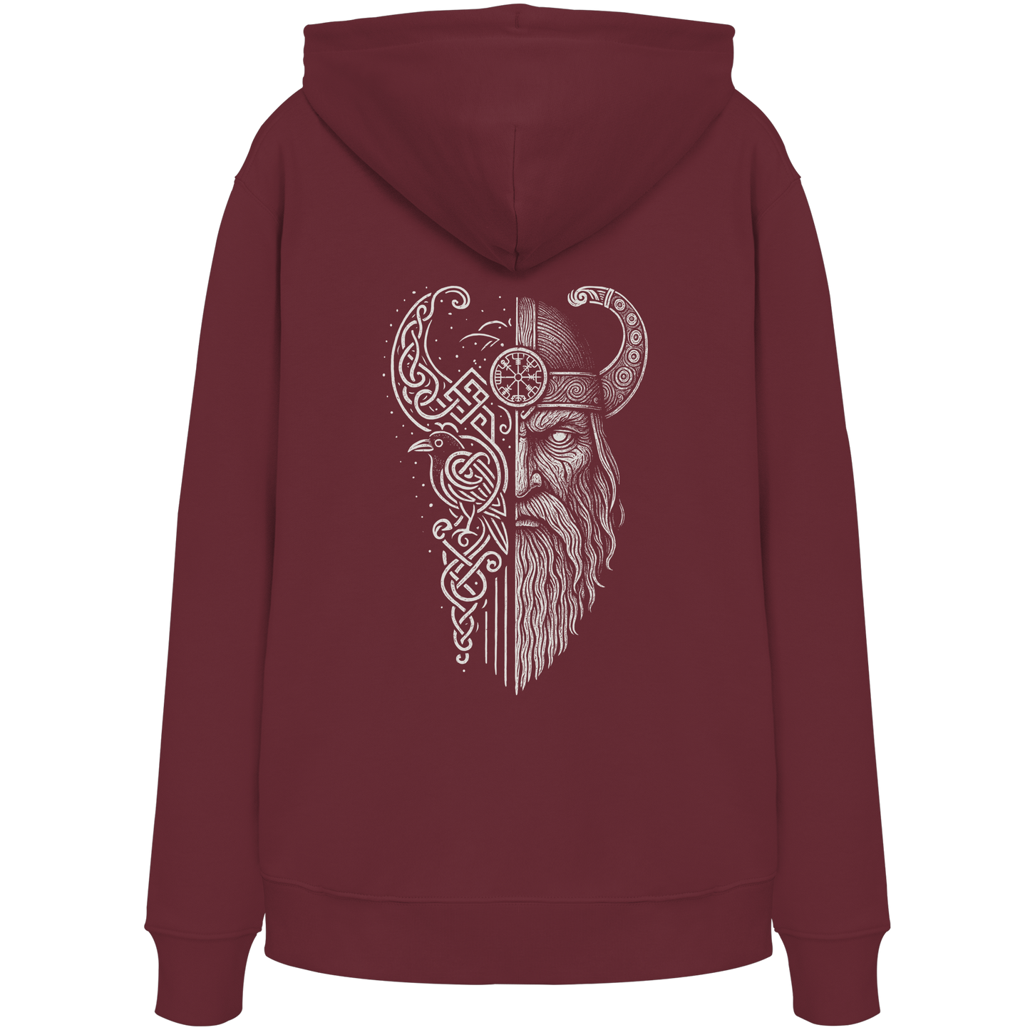 Odin und die Raben Organic Hoodie