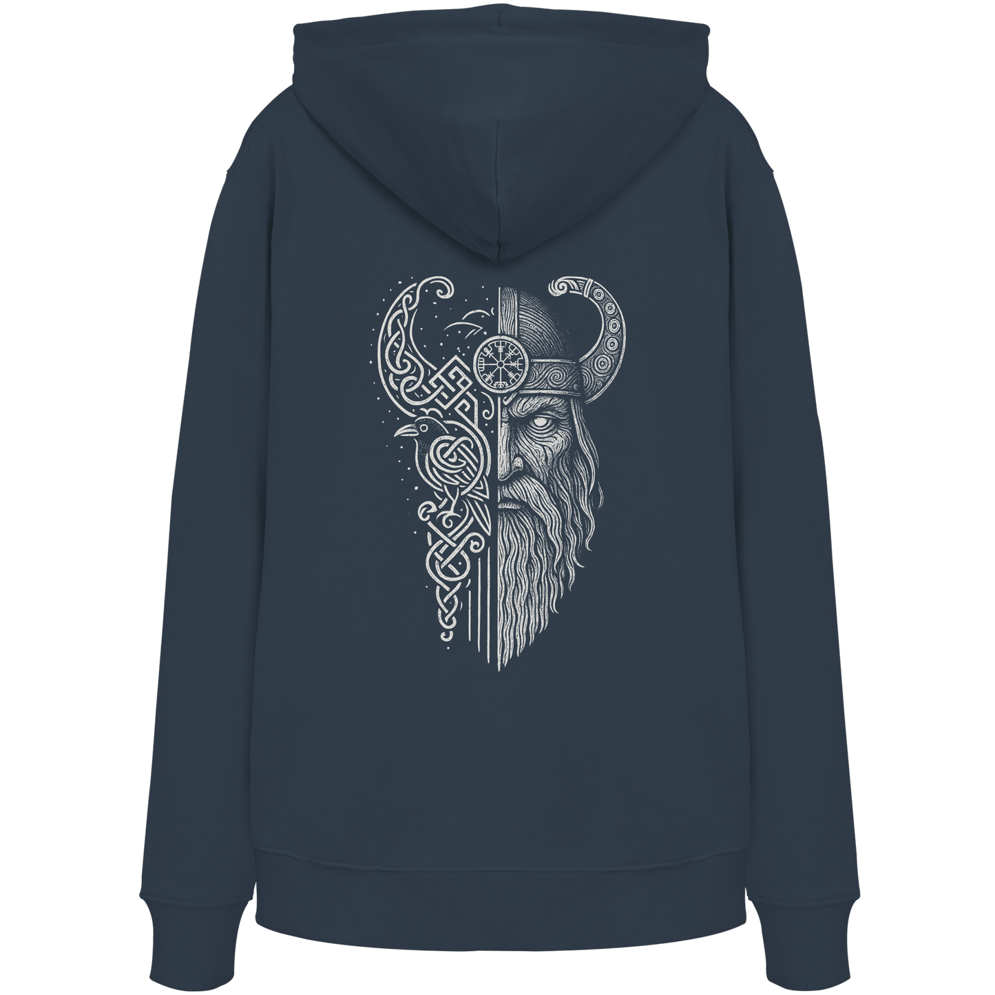 Odin und die Raben Organic Hoodie