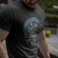 Walhalla Wolf Odins & Vegvisir T-shirt