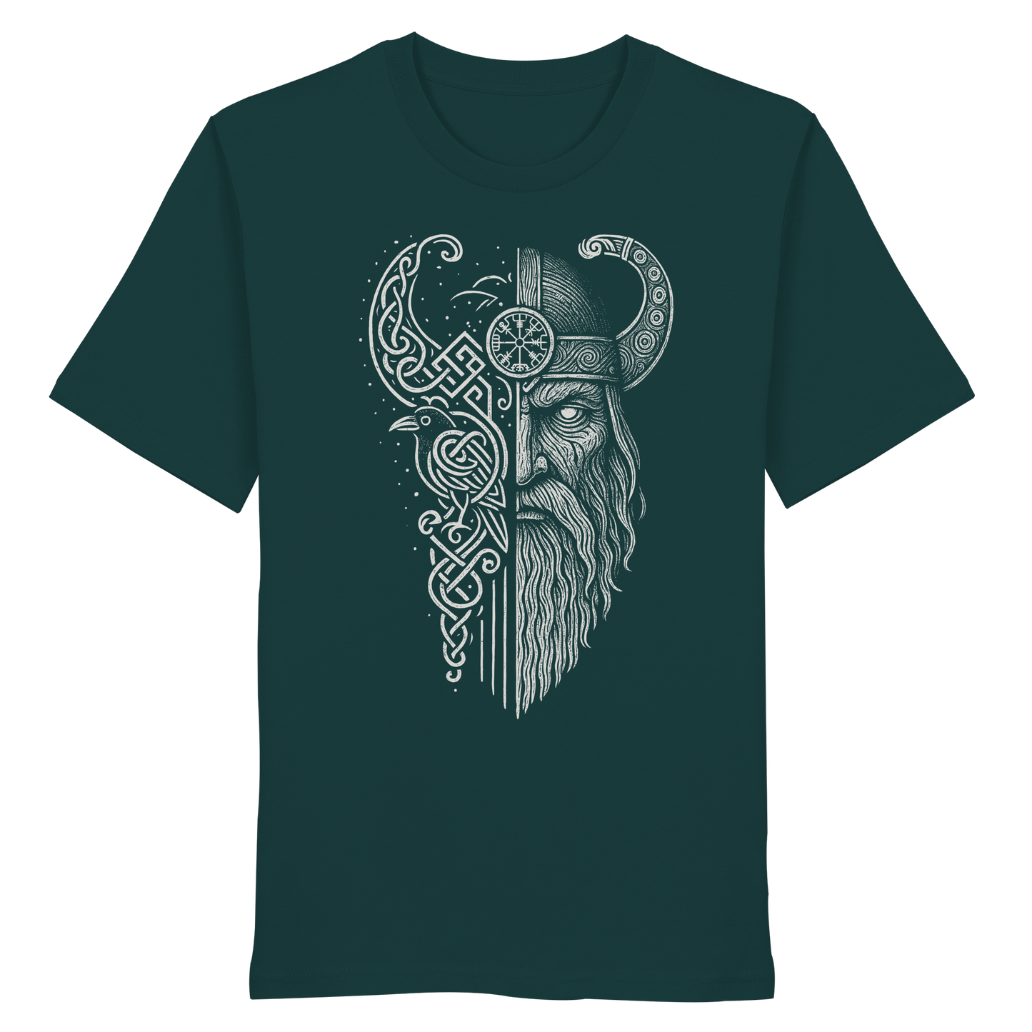 Odins Rabe Wikinger Organic T-Shirt