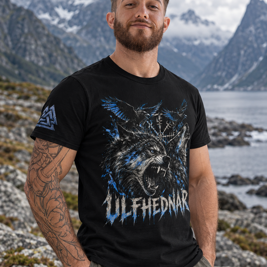Ulfhednar Wolfskrieger – nordisches Wikinger T-Shirt von GRIMNORD