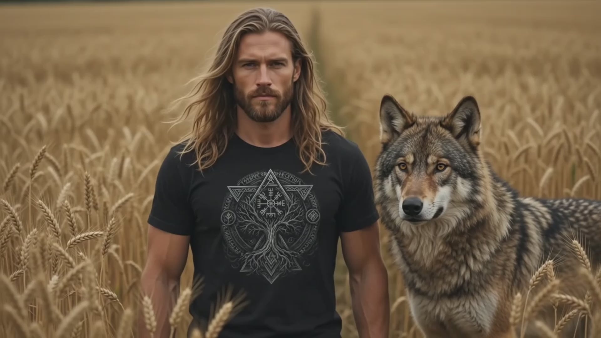Lebensbaum Yggdrasil Vegvisir Shirt