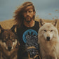 Walhalla Wolf Maske & Vegvisir T-Shirt