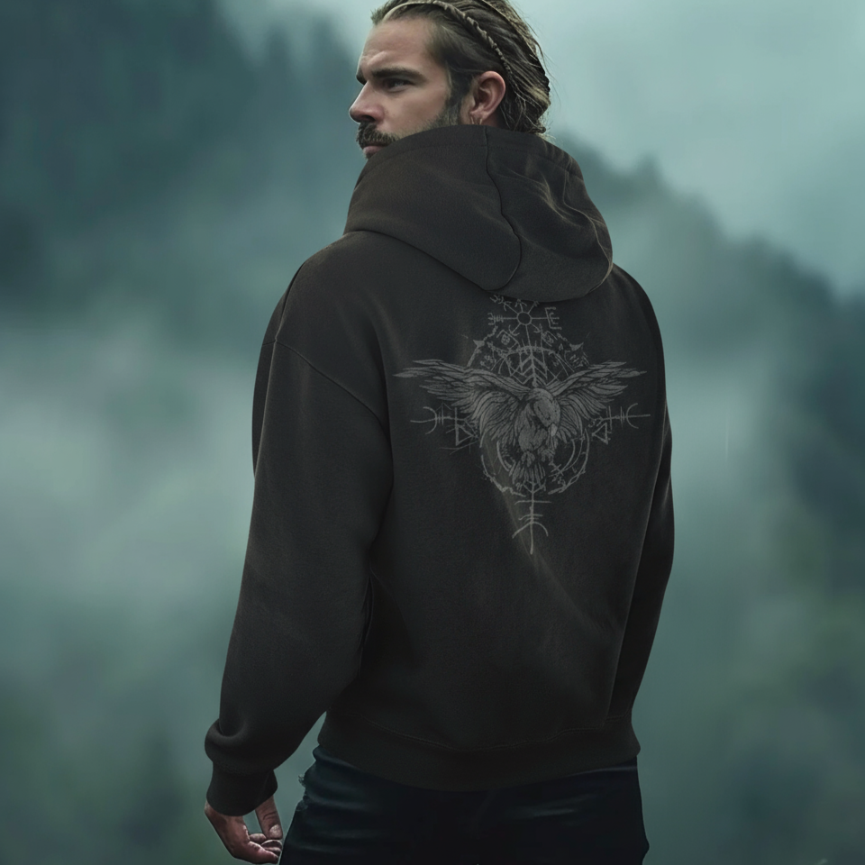 Walhalla Rabe & Vegvisir Hoodie